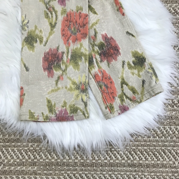Anthropologie Floral Ikat Print Stet Jeans - Picture 6 of 8
